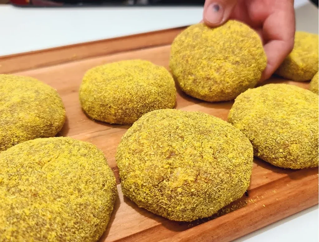 bolinho de carne moída